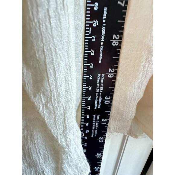 Umgee USA Cream Floral‎ Embroidered Ruffle Sleeve Boho Dress Womens Small New - Picture 13 of 14